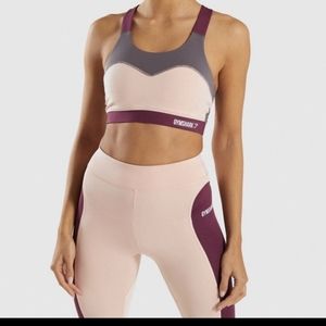Gymshark Illusion Set Small Top Med Bottoms